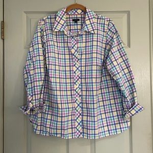Talbots Plaid Shirt. Brand new, worn once.